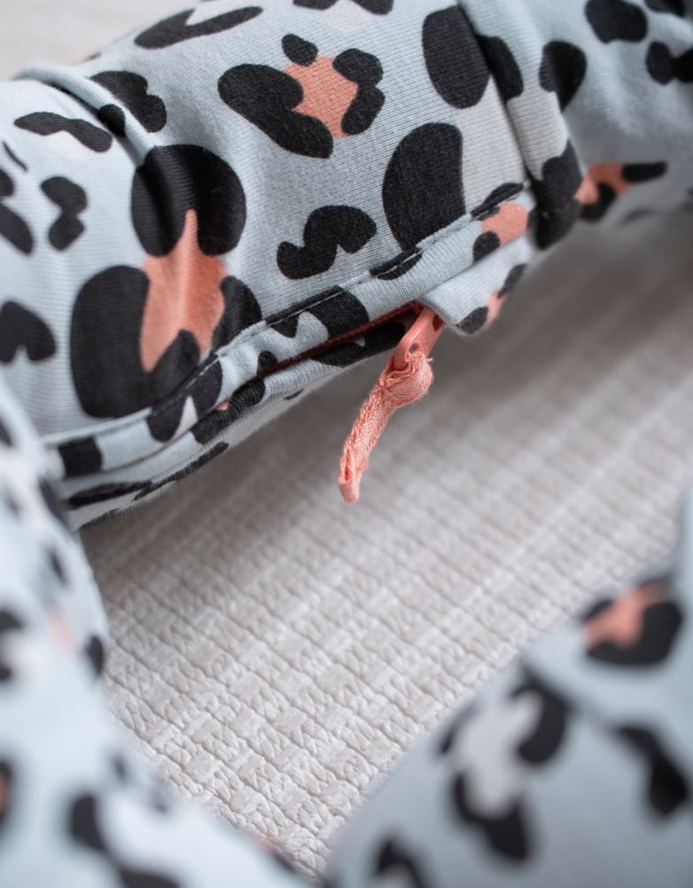 Baby Seraphine Baby Clothes | Easy Zip Organic Cotton Sleepsuit – Animal Print