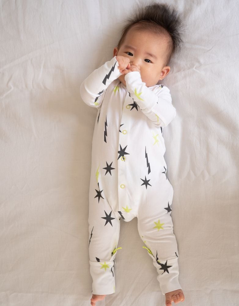 Baby Seraphine Baby Clothes | Easy Zip Organic Cotton Sleepsuit – Stars
