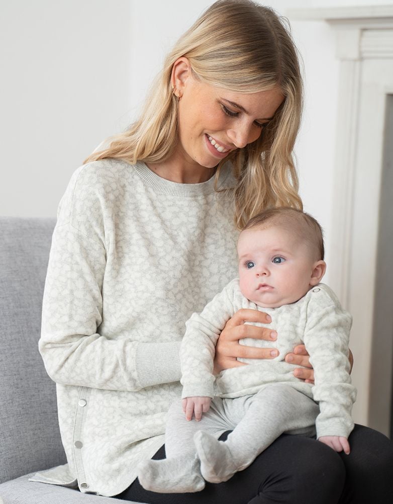 Baby Seraphine Baby Clothes | Mama & Mini Animal Print Cotton Sweaters