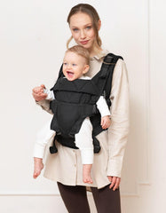 Baby Seraphine CARIPOD™ | The CARIPOD™ Baby Carrier - Black Cotton Canvas