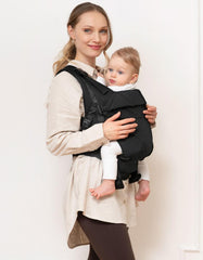 Baby Seraphine CARIPOD™ | The CARIPOD™ Baby Carrier - Black Cotton Canvas