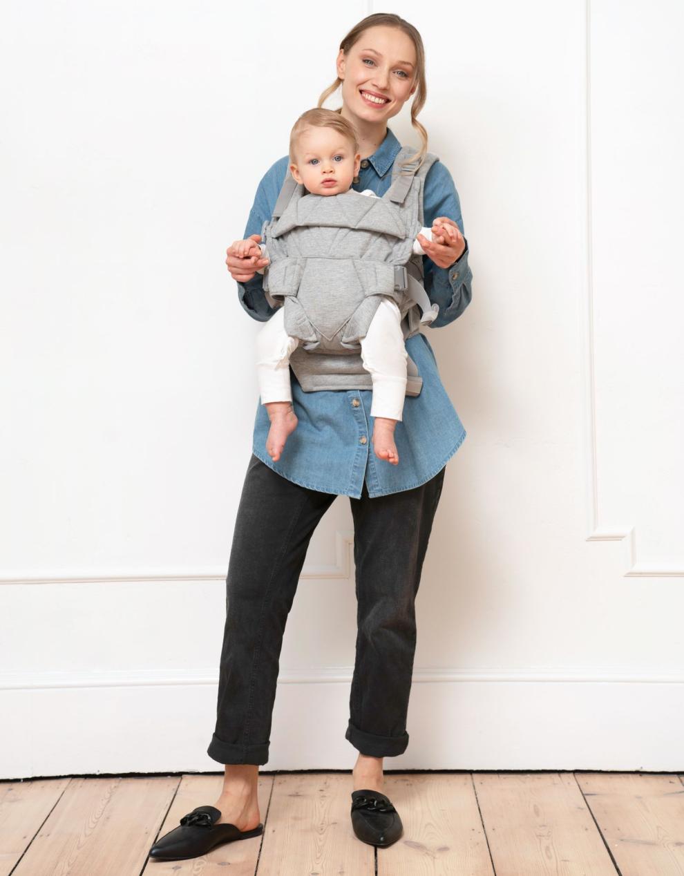 Baby Seraphine CARIPOD™ | The CARIPOD™ Baby Carrier – Grey Marl Jersey