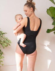 Women Seraphine Beach & Swimwear | Textured Post-Maternity Compression Swimsuit