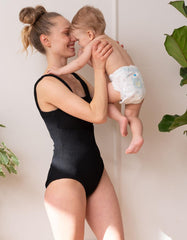 Women Seraphine Beach & Swimwear | Textured Post-Maternity Compression Swimsuit