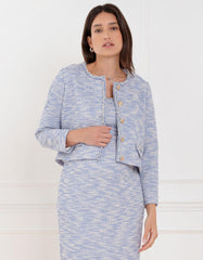 Women Seraphine Co-ords | Cropped Tweed Jacket
