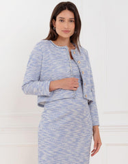 Women Seraphine Co-ords | Cropped Tweed Jacket