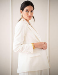 Women Seraphine Co-ords | Single-Breasted Tuxedo Maternity-To-Nursing Blazer