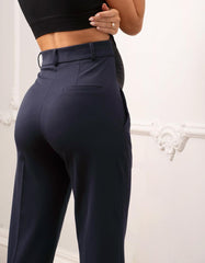 Women Seraphine Co-ords | Tapered Navy Maternity Pants