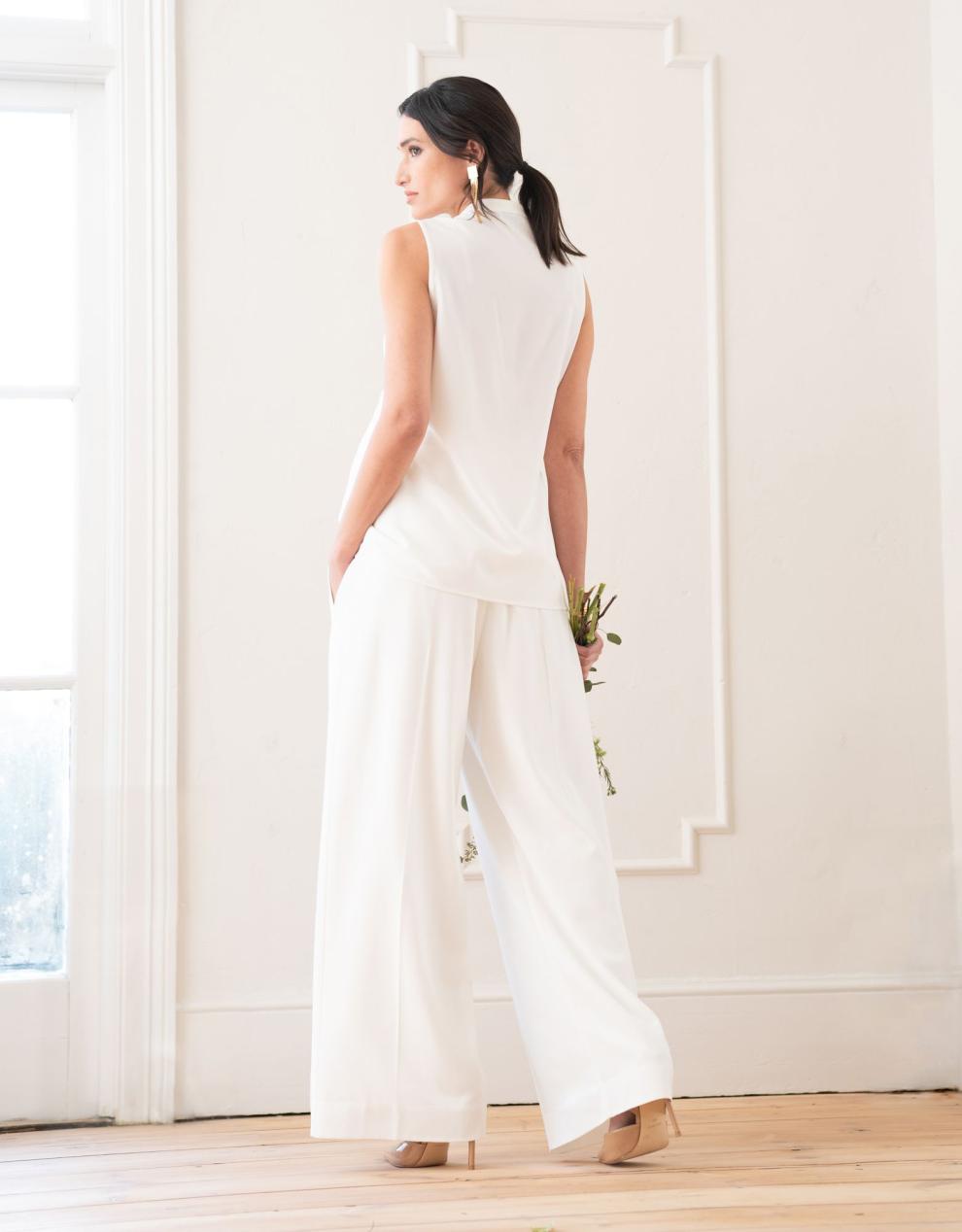 Women Seraphine Co-ords | Wide Leg Over Bump Trousers Maternity-To-Nursing