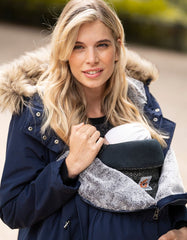 Women Seraphine Coats & Jackets | Navy Blue 3 In 1 Winter Maternity Parka