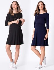 Women Seraphine Dresses | Maternity & Nursing Dresses – Twin Pack