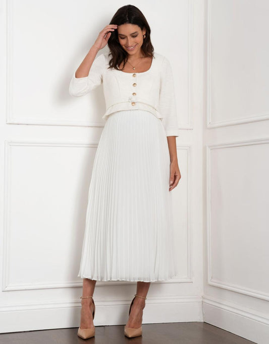 Women Seraphine Dresses | Midi Length Jacket-Style Dress