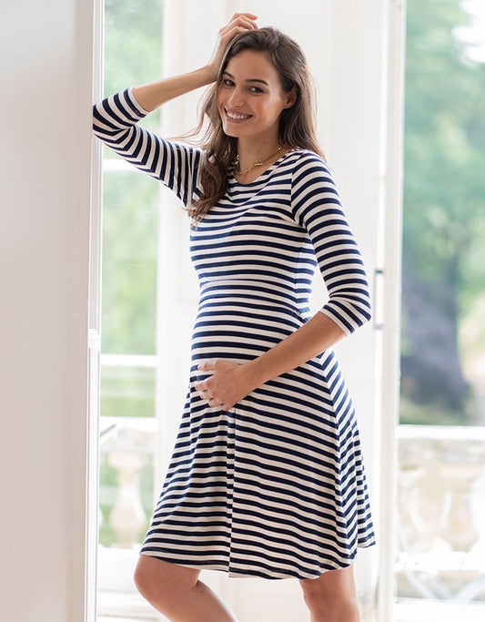 Women Seraphine Dresses | Nautical Nursing Dress