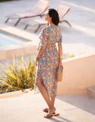 Women Seraphine Dresses | Pleat Detail A-Line Maxi Maternity Dress
