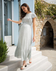 Women Seraphine Dresses | Sage Maternity & Nursing Midi Dress