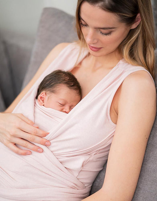 Women Seraphine Essentials | Blush Cotton Skin To Skin Top