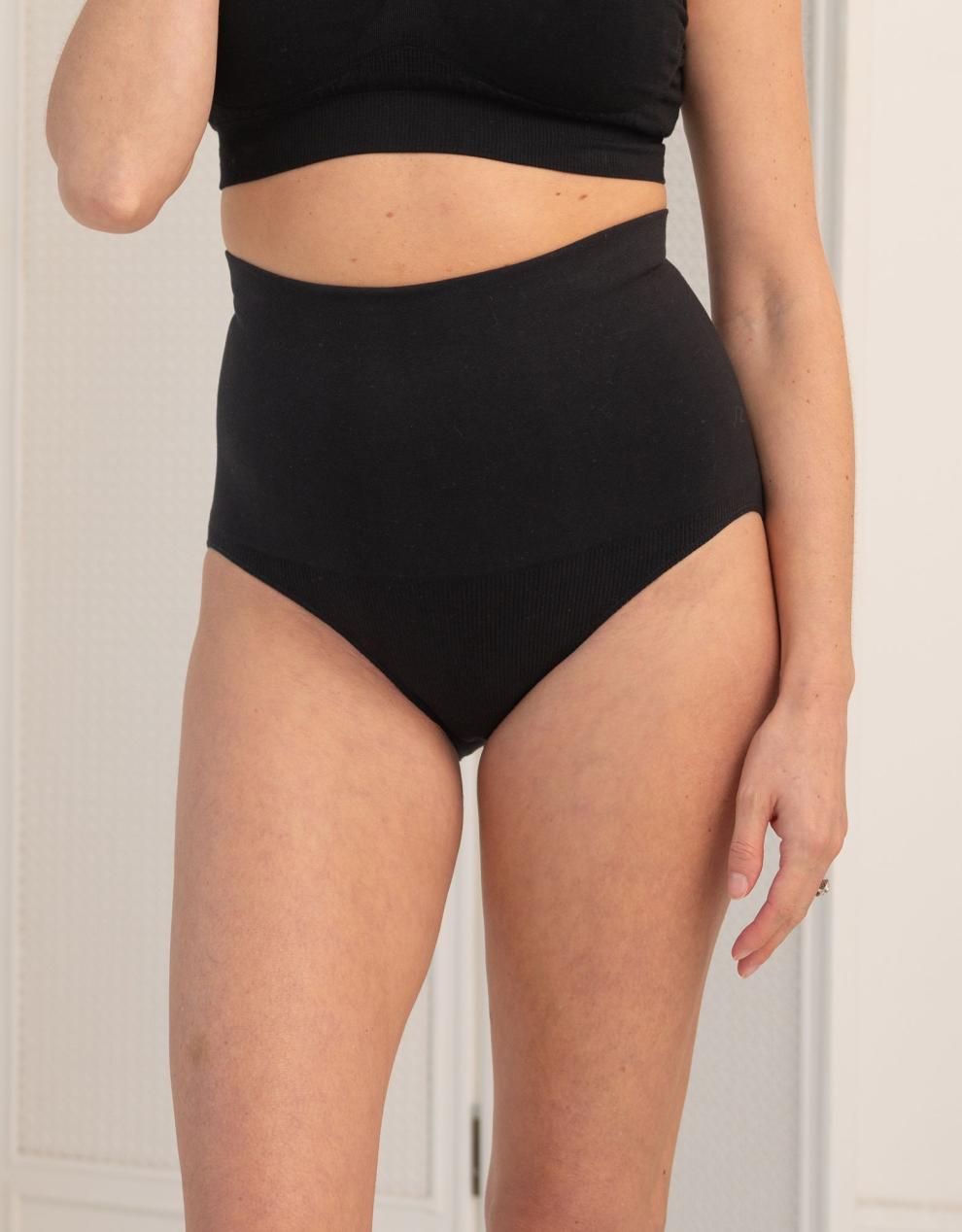 Women Seraphine Essentials | Twin Pack Post Maternity Shaping Briefs – Black