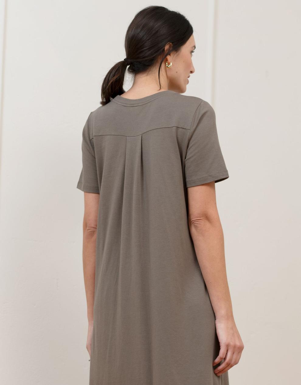 Women Seraphine Formal Dresses | Cotton Modal T-Shirt Maternity Dress