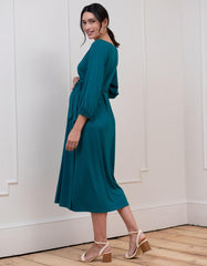 Women Seraphine Formal Dresses | Jersey Wrap Maternity-To-Nursing Dress