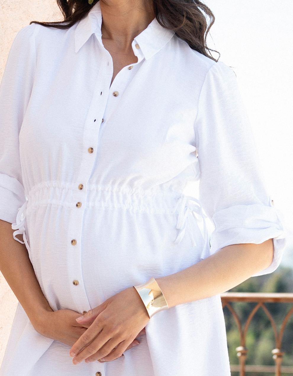 Women Seraphine Formal Dresses | Maternity Shirt Dress