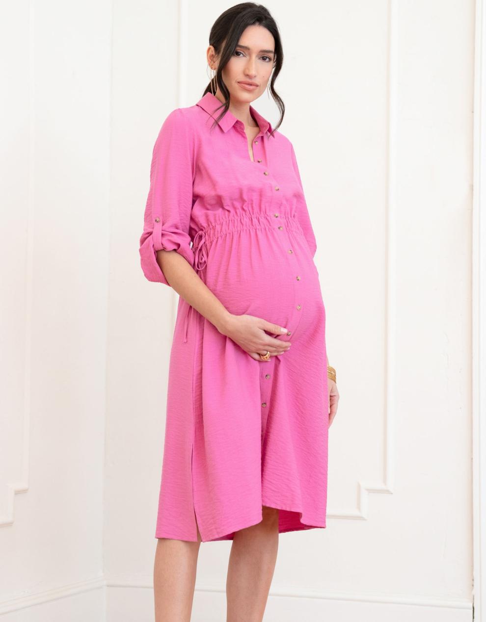 Women Seraphine Formal Dresses | Maternity Shirt Dress