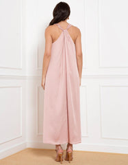 Women Seraphine Formal Dresses | Reversible Halter Neck A-Line Maternity Dress