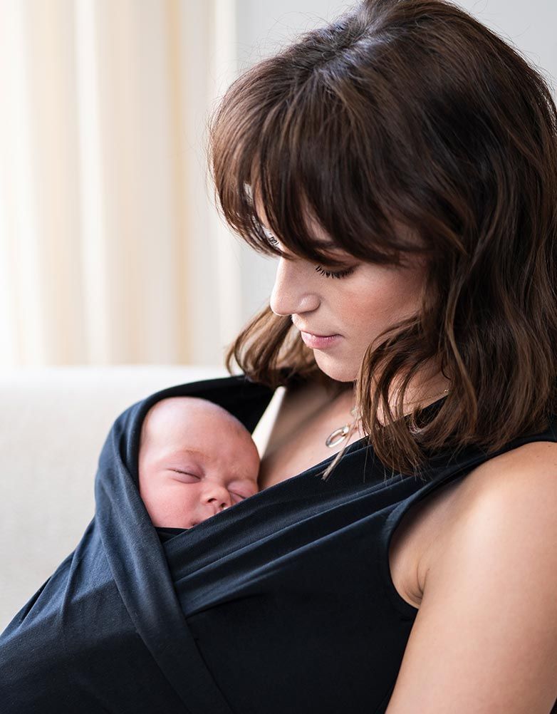 Women Seraphine Hoodies & Tops | Sleeveless Cotton Skin To Skin Top