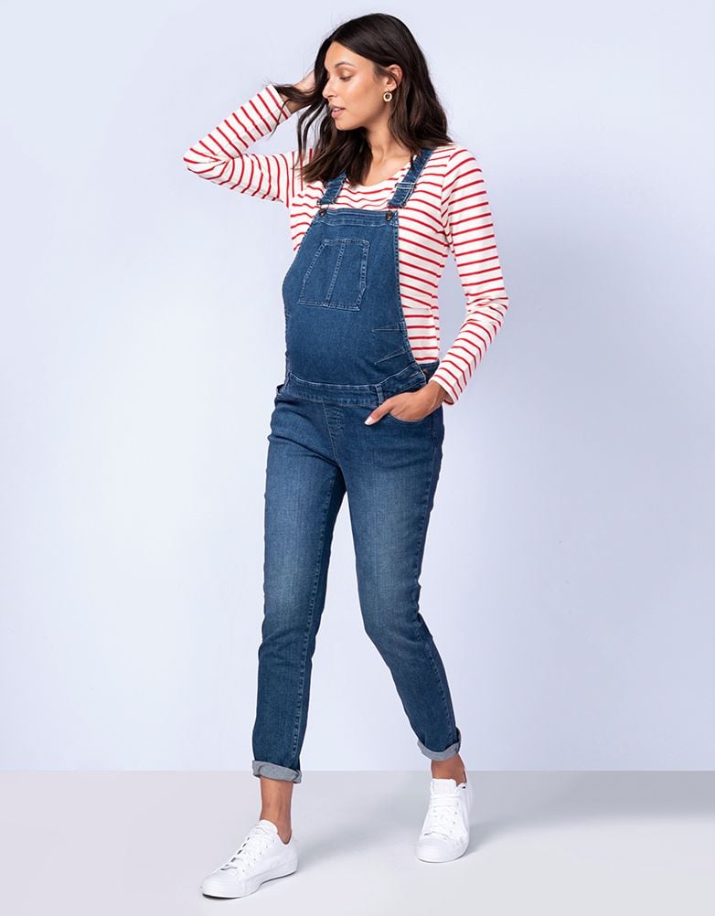 Women Seraphine Jeans | Denim Maternity Overalls