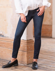 Women Seraphine Jeans | Indigo Over Bump Skinny Maternity Jeans