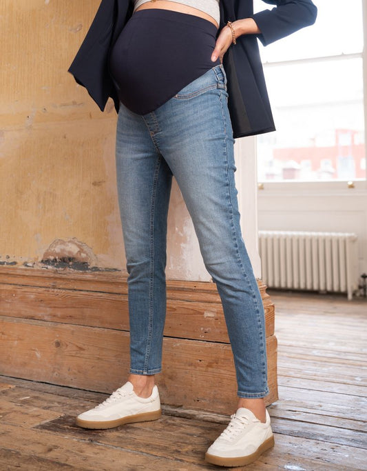 Women Seraphine Jeans | Organic Cotton Light Skinny Maternity Jeans