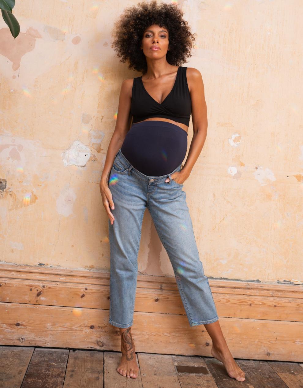 Women Seraphine Jeans | Organic Cotton Tapered Maternity Jeans