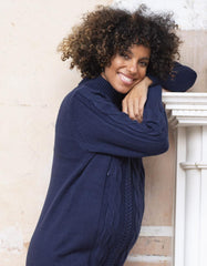 Women Seraphine Jumpers & Knitwear | Cable Knit Maternity & Nursing Tunic