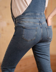 Women Seraphine Jumpsuits | Light Wash Denim Maternity Overalls