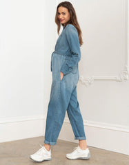 Women Seraphine Jumpsuits | Tencel Denim Maternity Jumpsuit