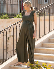 Women Seraphine Jumpsuits | Wide-Leg Maternity-To-Nursing Jumpsuit With Zipper