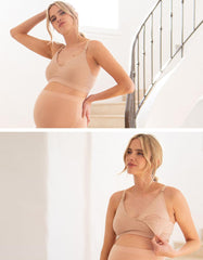 Women Seraphine Kits & Sets | 2-Pack Seamless Bamboo Maternity-To-Nursing Bras