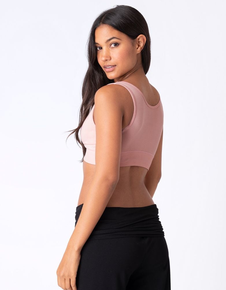 Women Seraphine Kits & Sets | Twin Pack Bamboo Maternity & Nursing Sleep Bras – Black & Blush