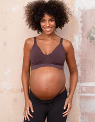 Women Seraphine Kits & Sets | Twin Pack Bamboo Nursing Bras – Mocha & Mauve