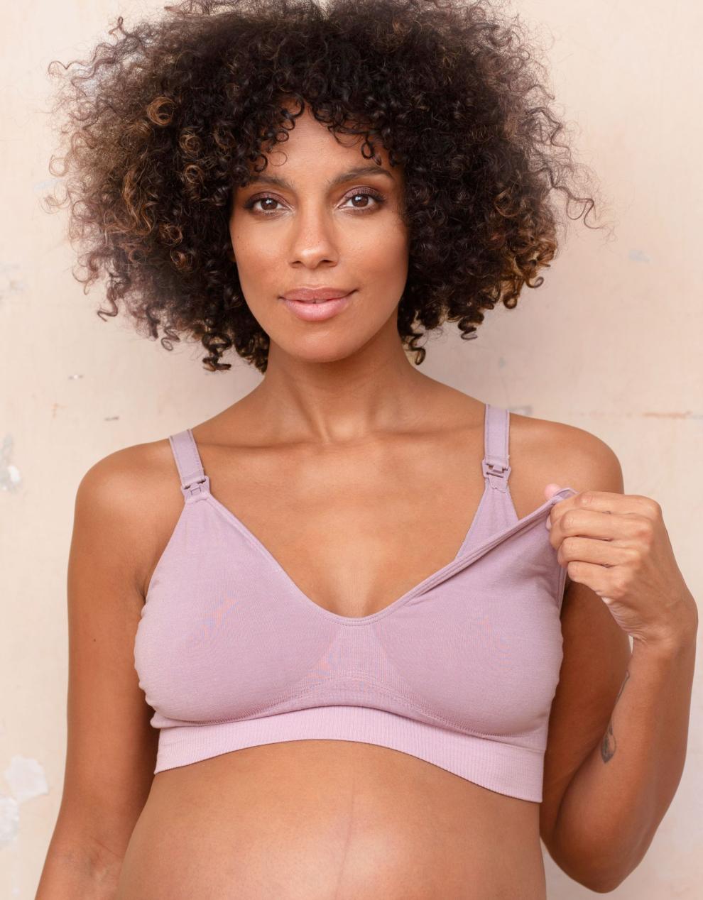 Women Seraphine Kits & Sets | Twin Pack Bamboo Nursing Bras – Mocha & Mauve