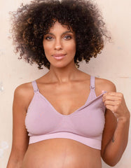 Women Seraphine Kits & Sets | Twin Pack Bamboo Nursing Bras – Mocha & Mauve