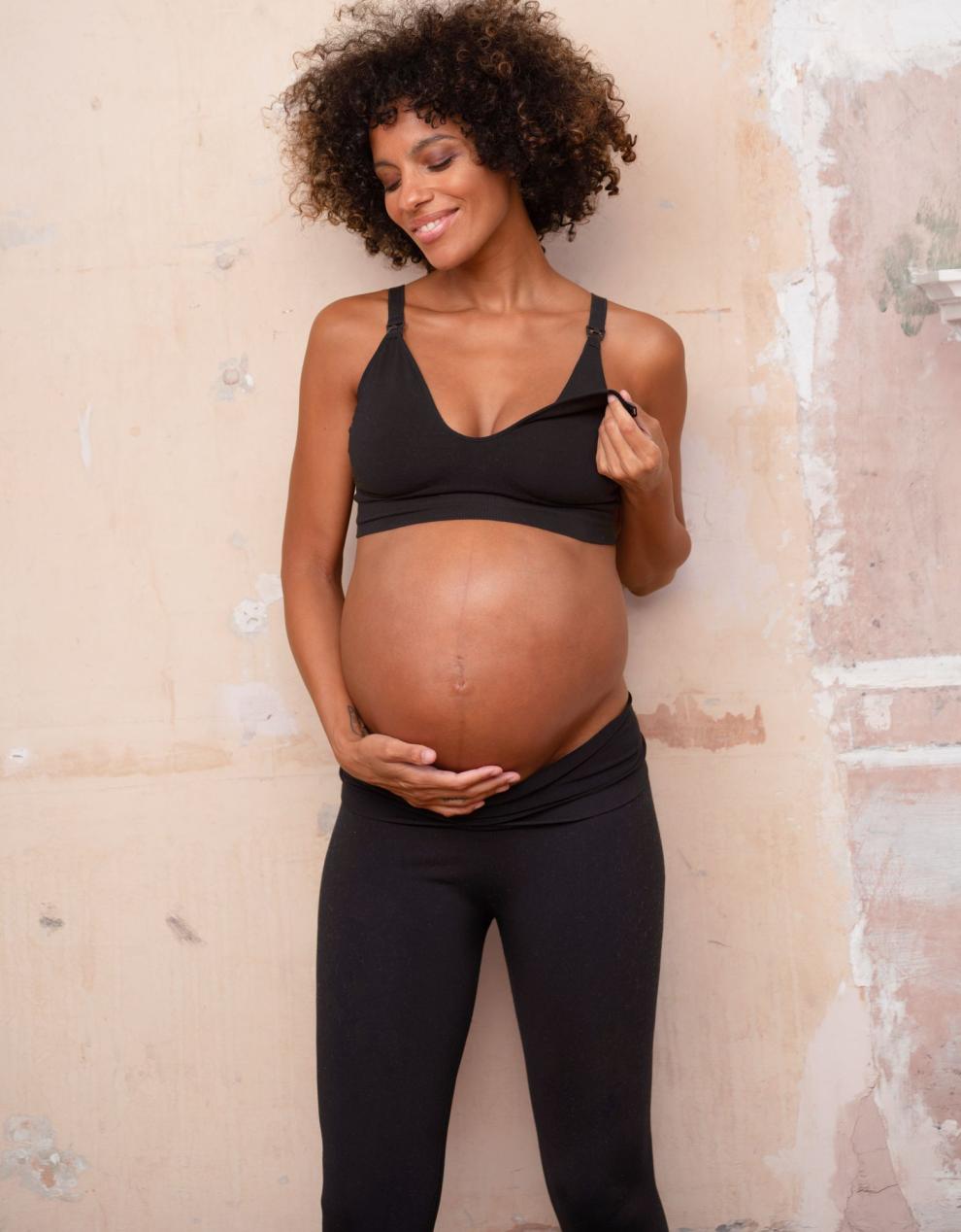 Women Seraphine Kits & Sets | Twin Pack Bamboo Nursing Bras – Terracotta & Black