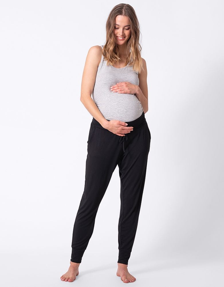 Women Seraphine Kits & Sets | Twin Pack Maternity Lounge Pants – Grey & Black