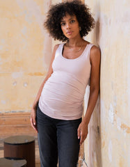 Women Seraphine Kits & Sets | Twin Pack Maternity & Nursing Vest Tops – Khaki & Blush