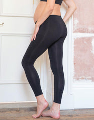 Women Seraphine Leggings & Tights | Black Bamboo Active Under-Bump Maternity Leggings