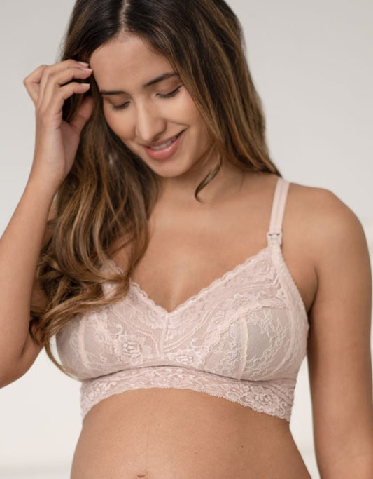 Women Seraphine Lingerie & Shapewear | Blush Lace Maternity & Nursing Bralette