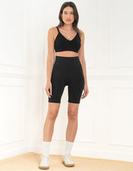 Women Seraphine Shorts | Seamless Cycling Short Post-Maternity Leggings
