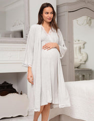 Women Seraphine Sleepwear | Crossover Pregnancy And Maternity Nightie