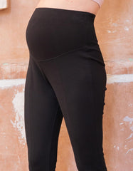 Women Seraphine Trousers & Skirts | Cigarette Style Black Maternity Pants
