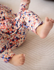 Baby Seraphine Baby Clothes | Easy Zip Organic Cotton Sleepsuit – Floral