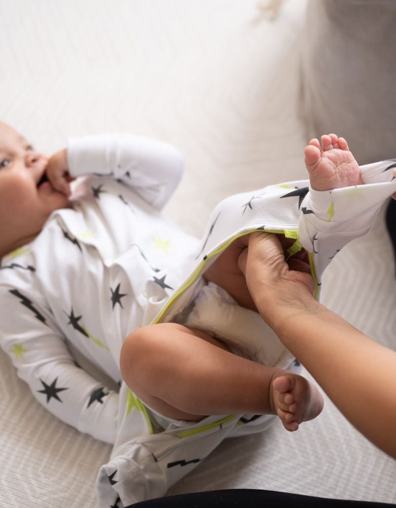 Baby Seraphine Baby Clothes | Easy Zip Organic Cotton Sleepsuit – Stars